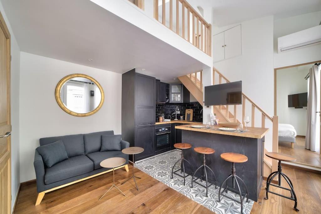 Superbe Maisonnette Neuve Au Coeur De Paris Exteriör bild